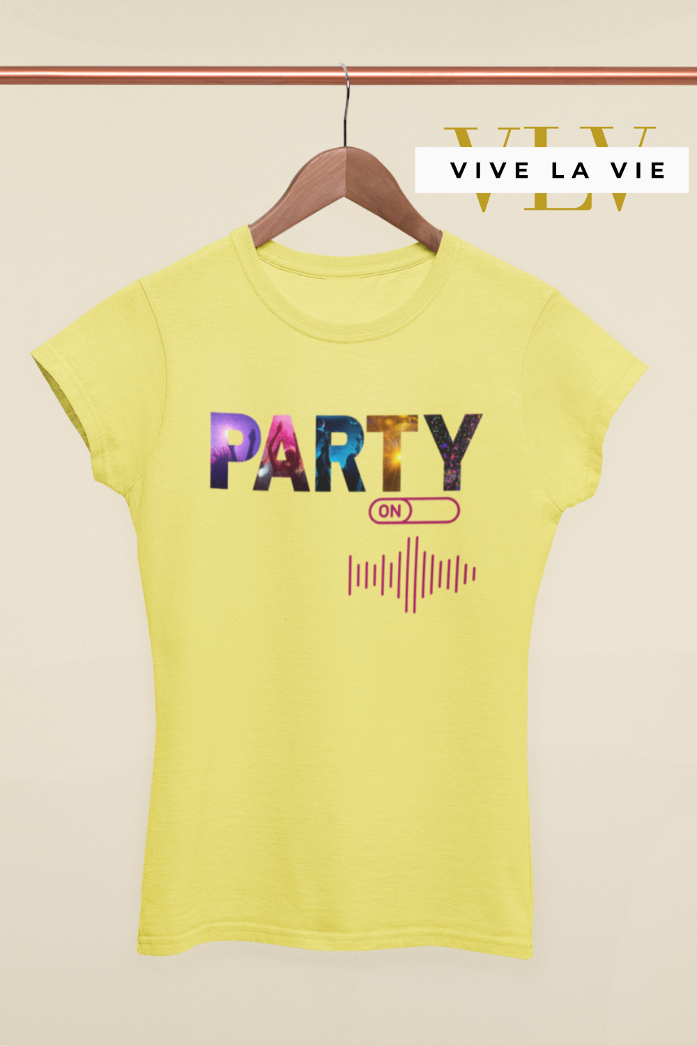 Party Mode - Premium Women's Slim Fitted Crewneck T-shirt