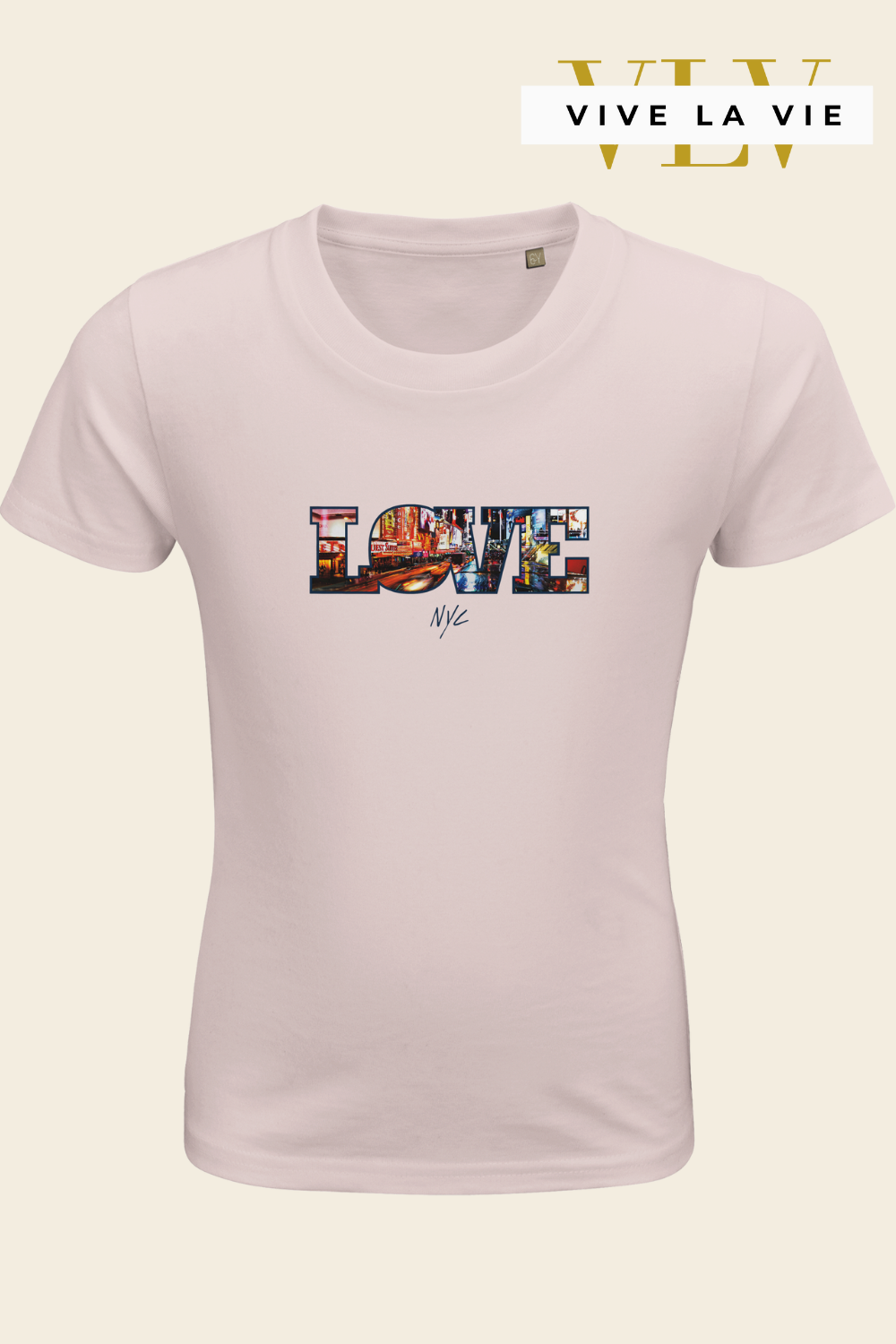 Love NYC - Organic Kids Fitted T-shirt