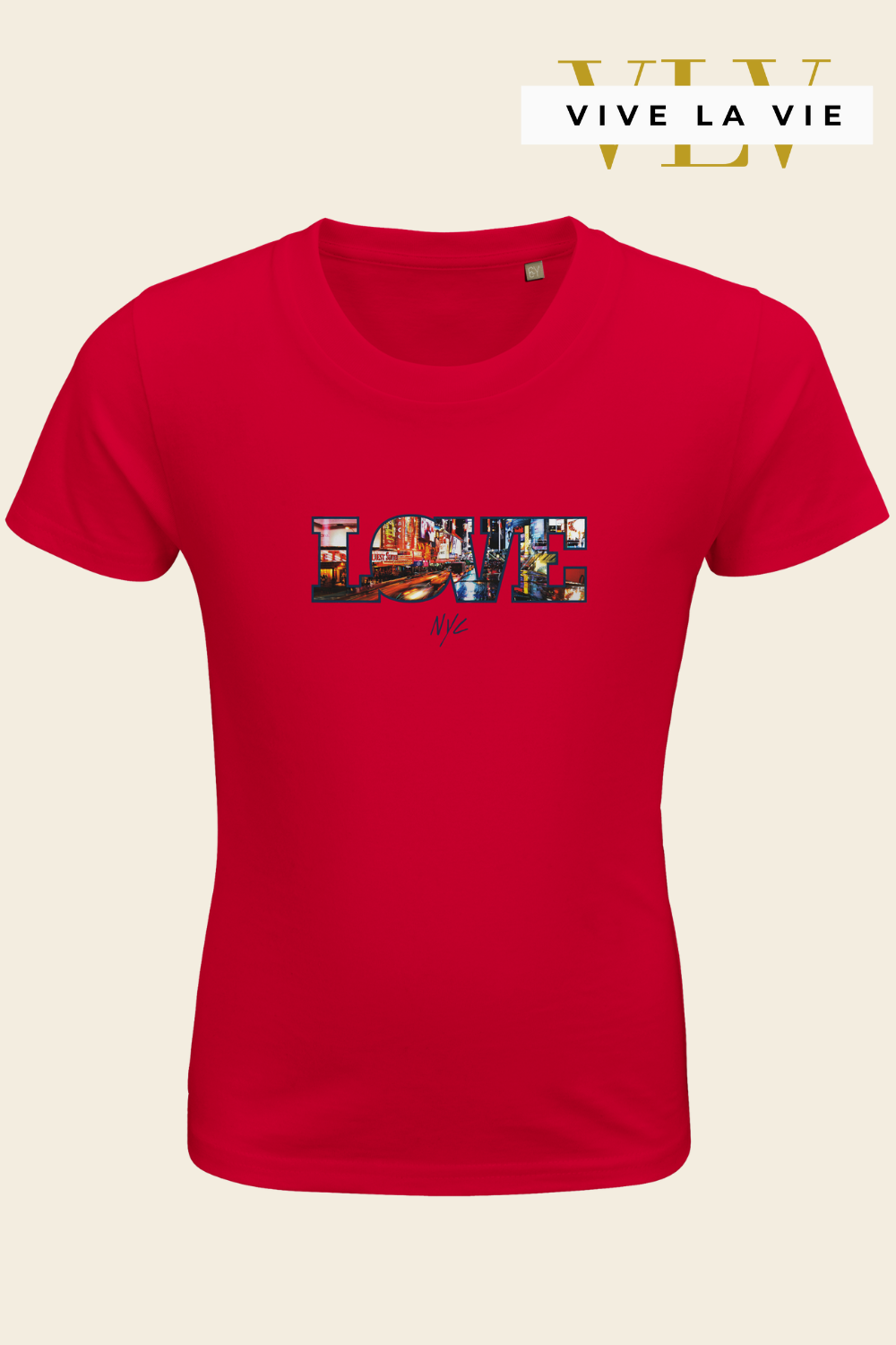 Love NYC - Organic Kids Fitted T-shirt