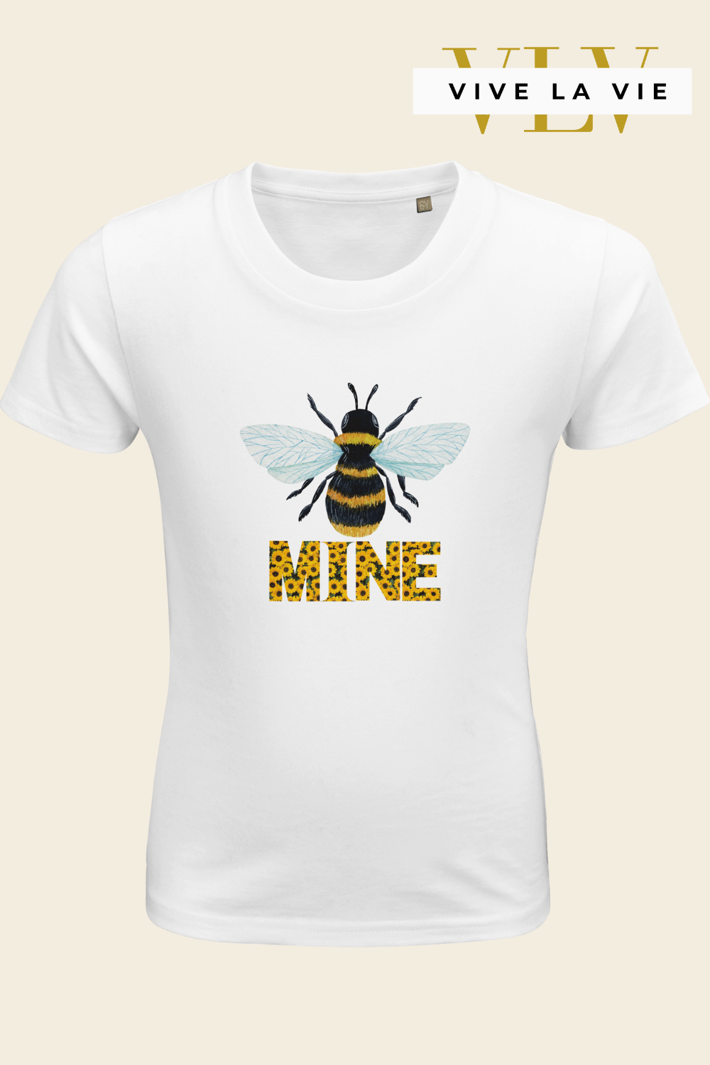 Bee Mine - Organic Kids Fitted T-shirt