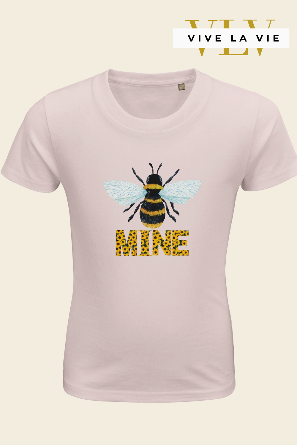 Bee Mine - Organic Kids Fitted T-shirt