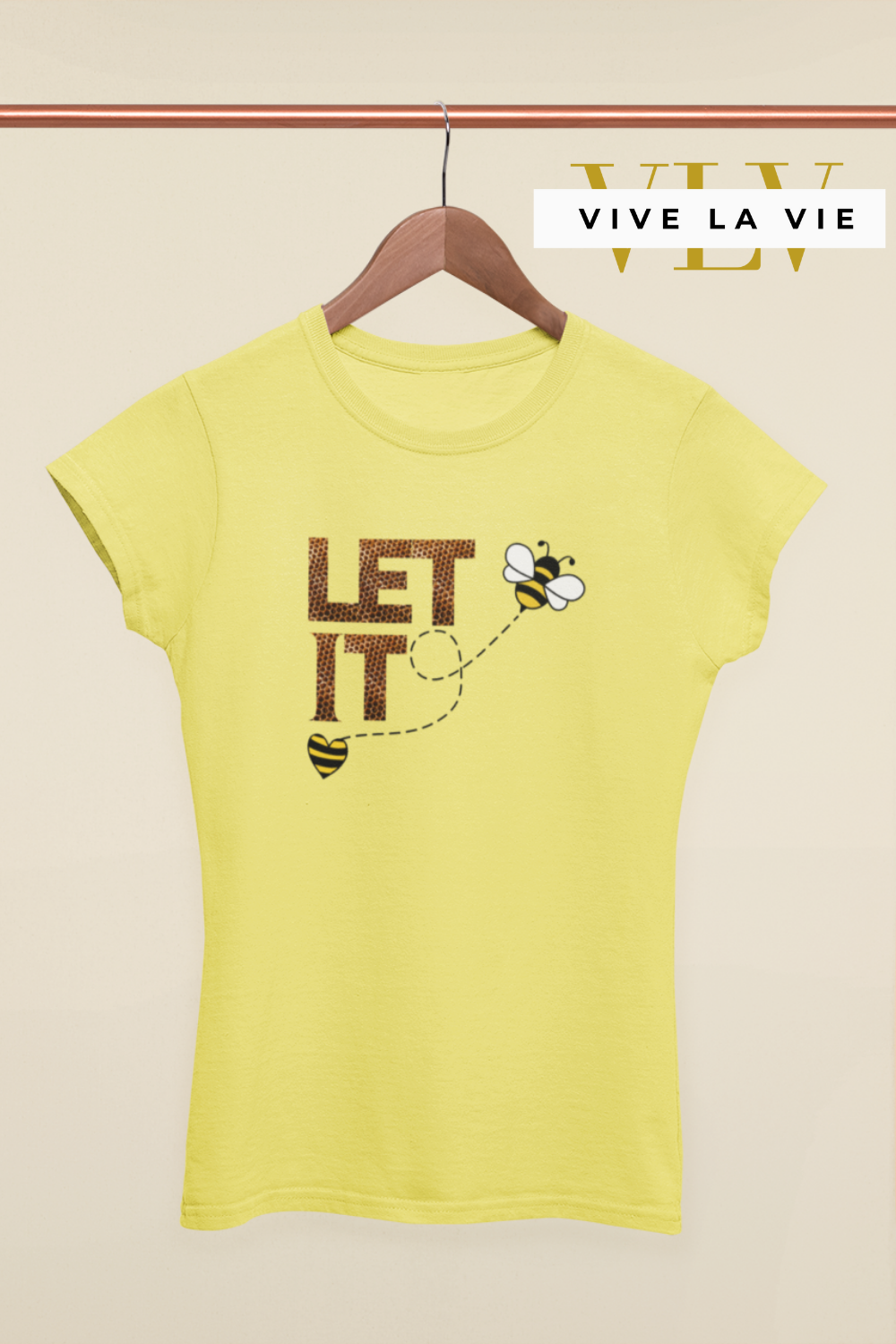 Let It Bee - Premium Women's Crewneck T-shirt