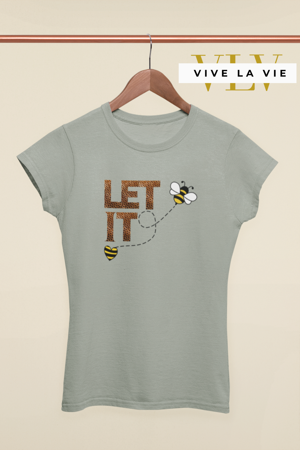 Let It Bee - Premium Women's Crewneck T-shirt