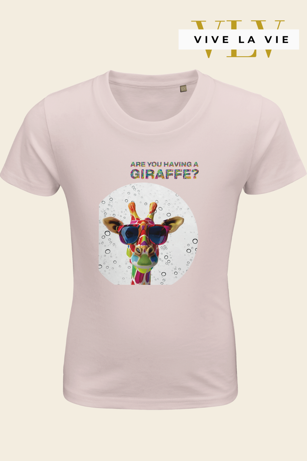 Are You Having A Giraffe - Organic Kids Fitted T-shirt