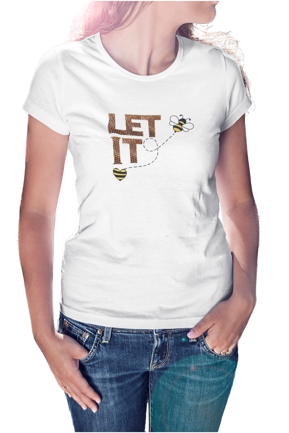 Let It Bee - Premium Women's Crewneck T-shirt