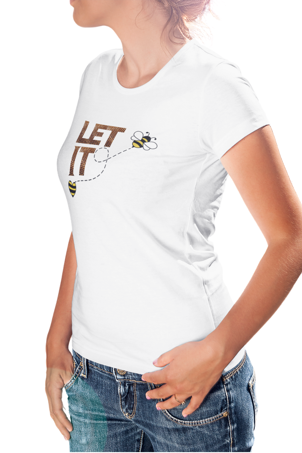 Let It Bee - Premium Women's Crewneck T-shirt