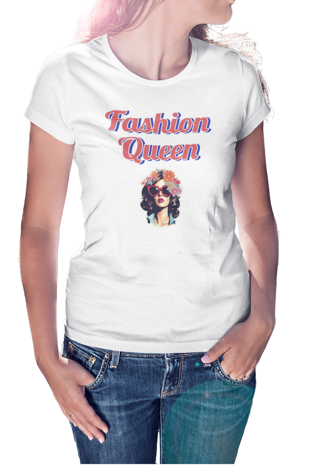 Fashion Queen - Premium Women's Crewneck T-shirt