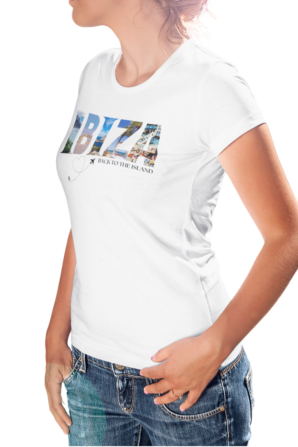 Ibiza Back to the Island - Premium Women's Crewneck T-shirt