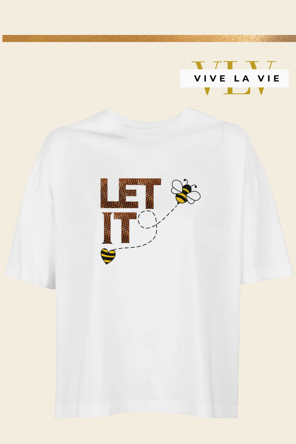 Let It Bee - Organic Women's Boxy T-shirt