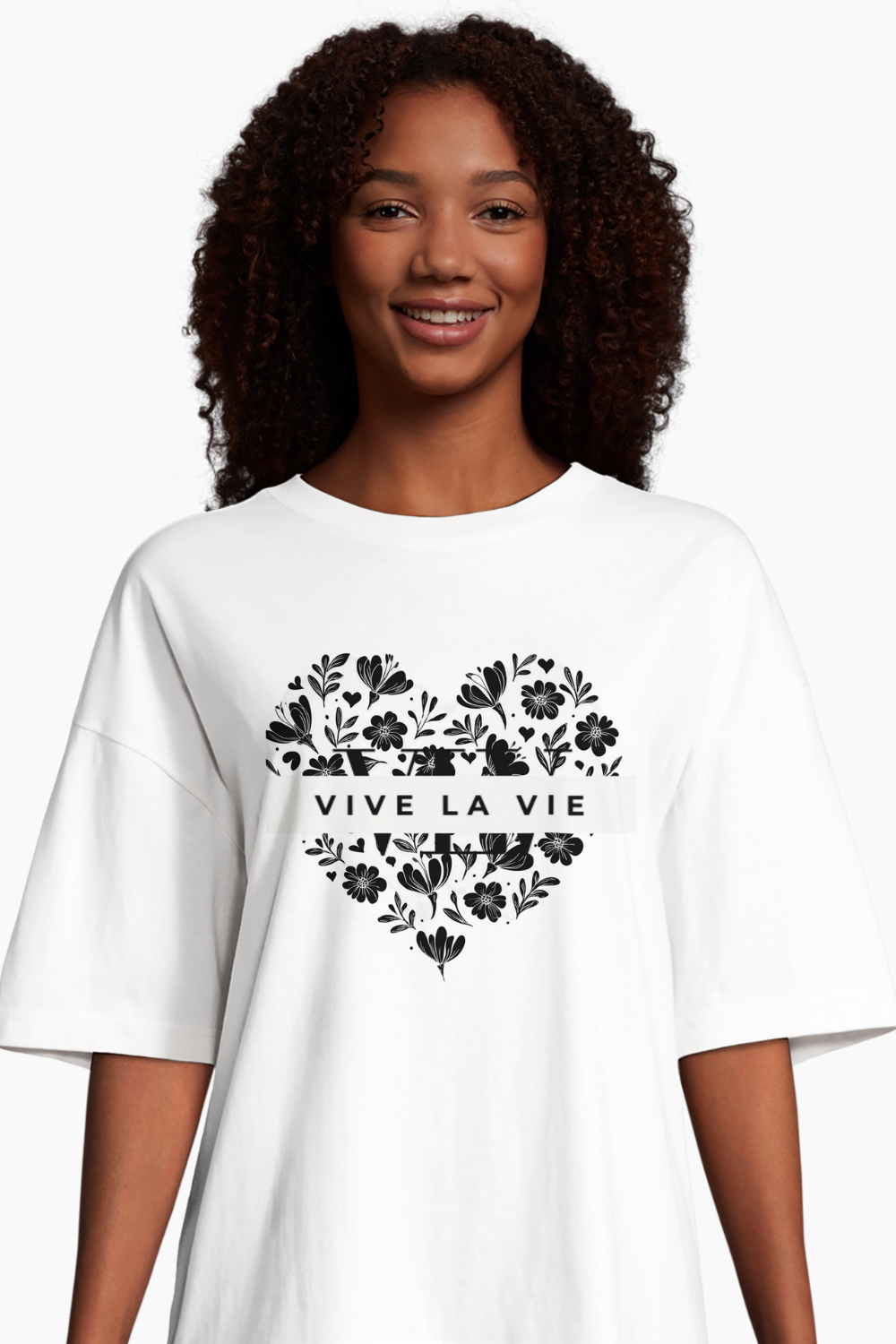 Vive La Vie Heart & Soul - Organic Women's Boxy T-shirt