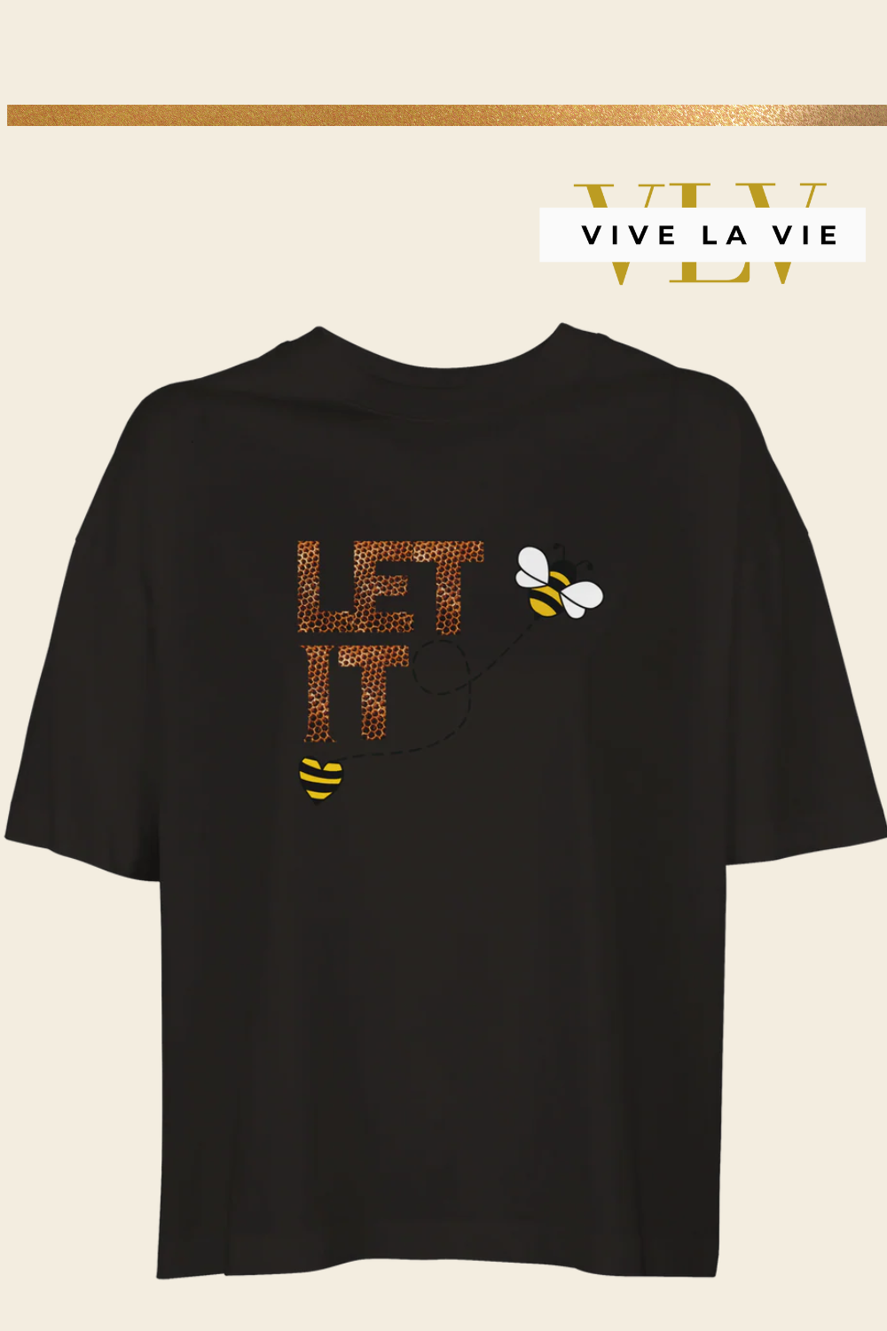 Let It Bee - Organic Women's Boxy T-shirt
