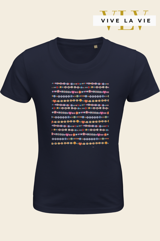 Friendship Beads - Organic Kids Fitted T-shirt