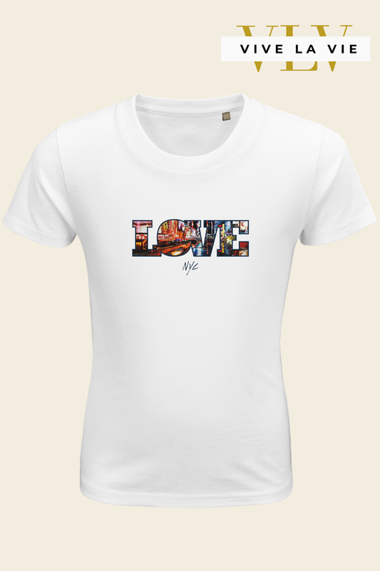 Love NYC - Organic Kids Fitted T-shirt
