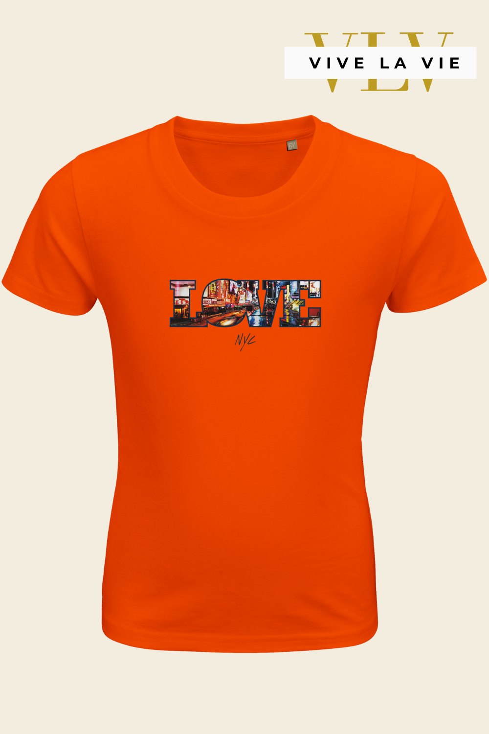 Love NYC - Organic Kids Fitted T-shirt