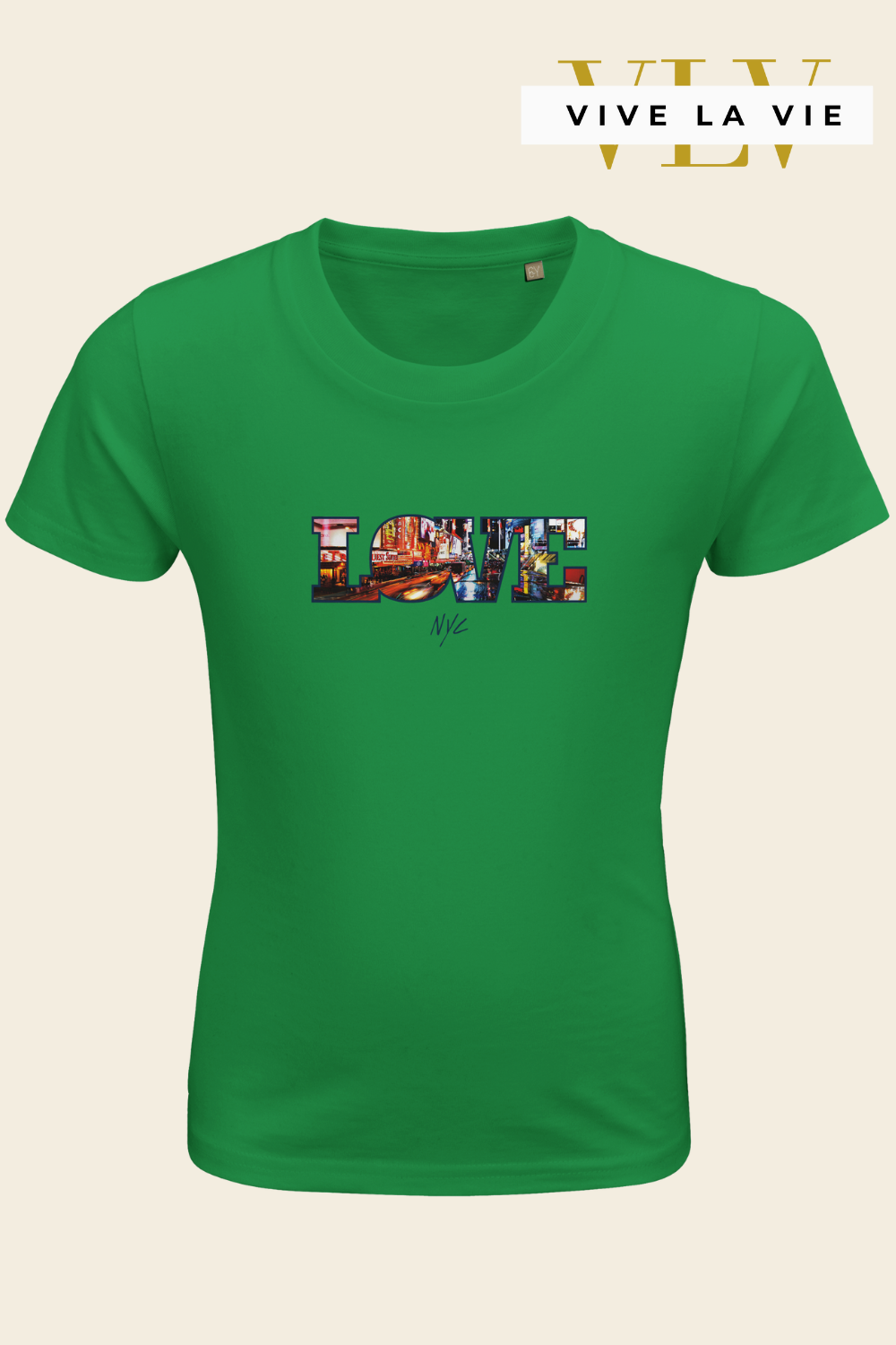 Love NYC - Organic Kids Fitted T-shirt