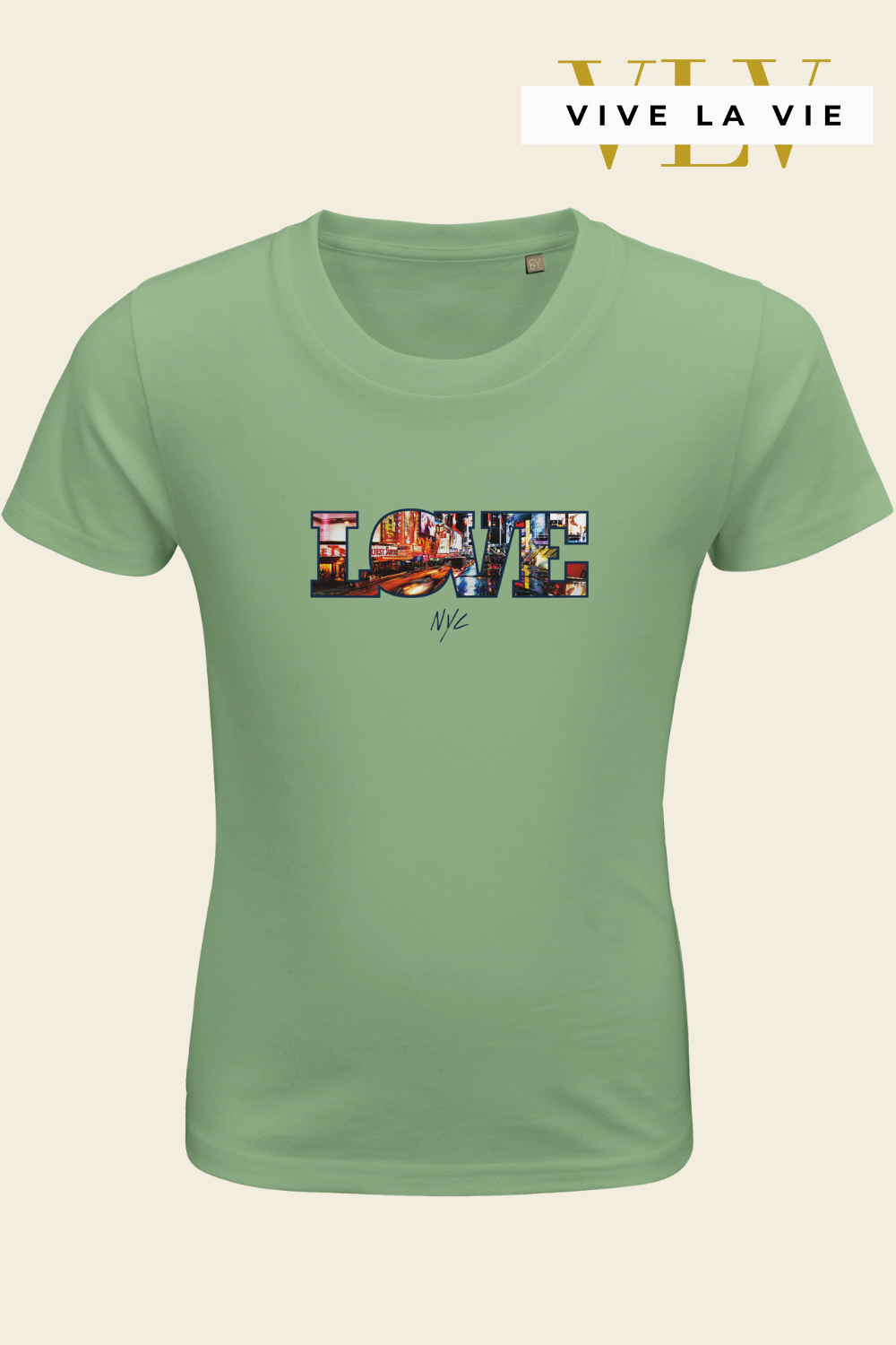Love NYC - Organic Kids Fitted T-shirt