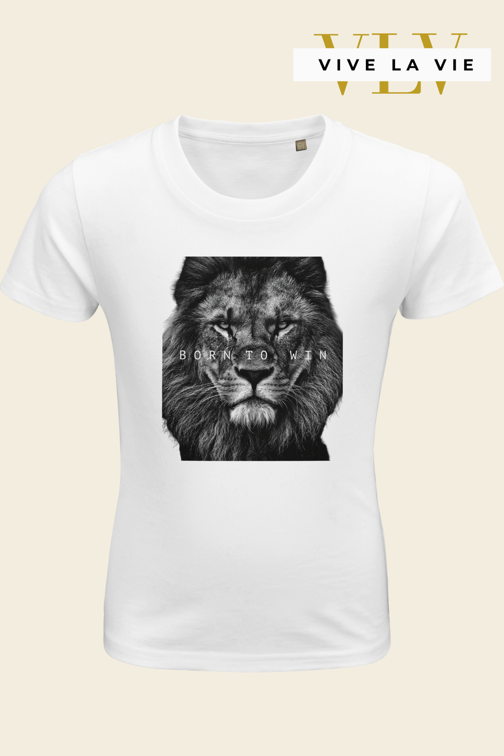 Born To Win - Organic Kids Fitted T-shirt