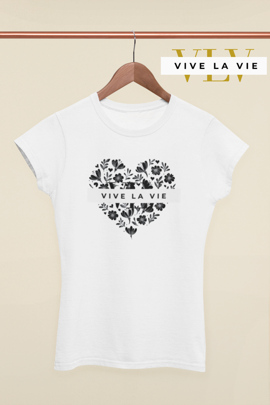 Vive La Vie Heart & Soul - Premium Women's Crewneck T-shirt