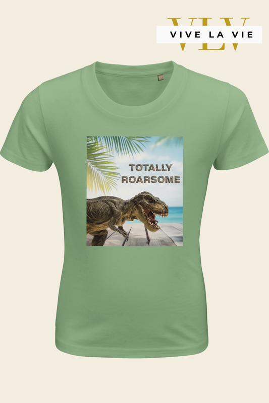 Totally Roarsome - Organic Kids Fitted T-shirt