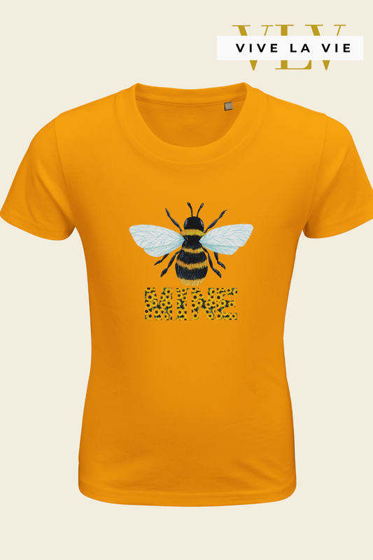 Bee Mine - Organic Kids Fitted T-shirt