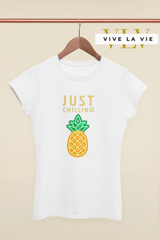 Just Chilling - Premium Women's Crewneck T-shirt