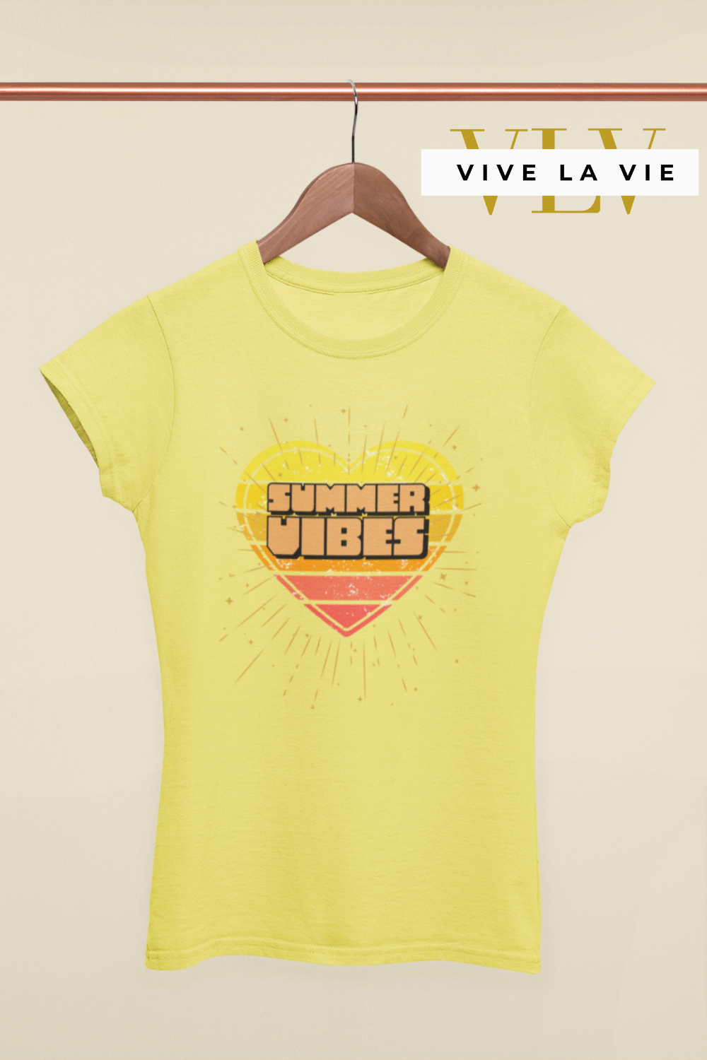 Summer Vibes - Premium Women's Crewneck T-shirt
