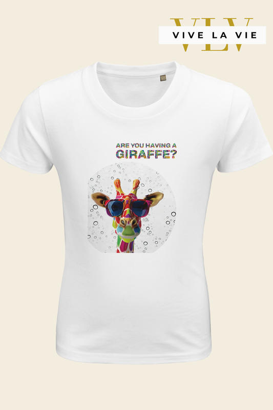 Are You Having A Giraffe - Organic Kids Fitted T-shirt
