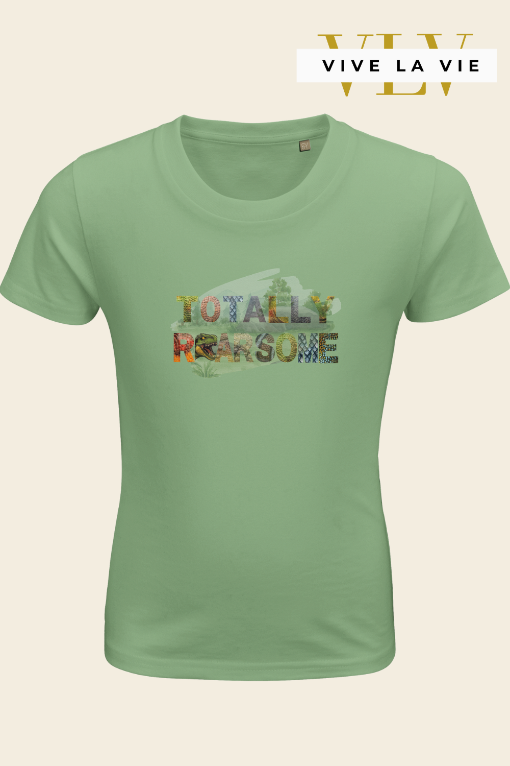 Totally Roarsome - Organic Kids Fitted T-shirt