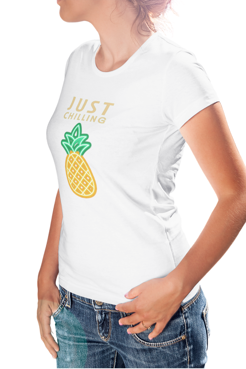 Just Chilling - Premium Women's Crewneck T-shirt