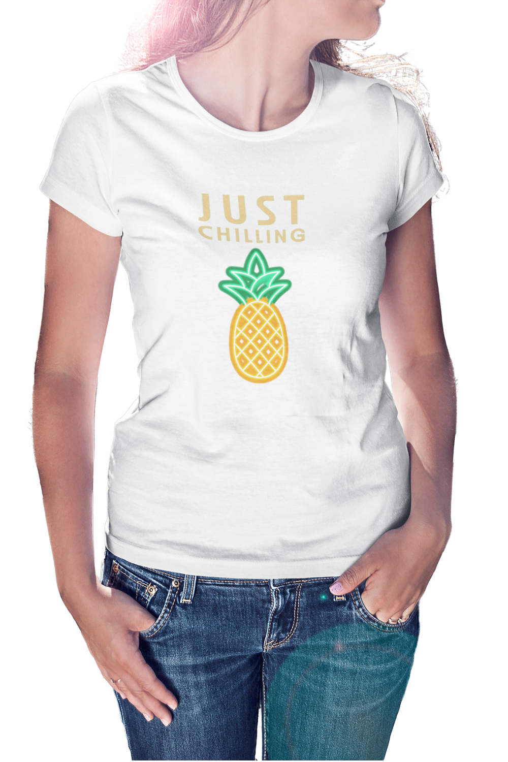 Just Chilling - Premium Women's Crewneck T-shirt