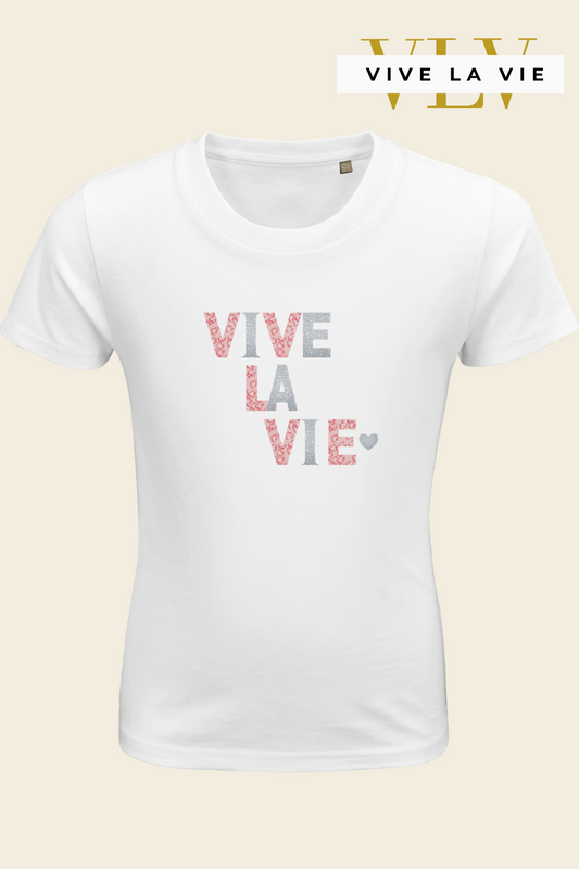 Vive La Vie - Organic Kids Fitted T-shirt