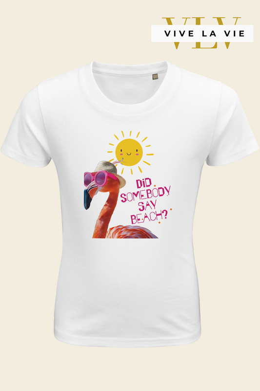 Did Somebody Say Beach - Organic Kids Fitted T-shirt