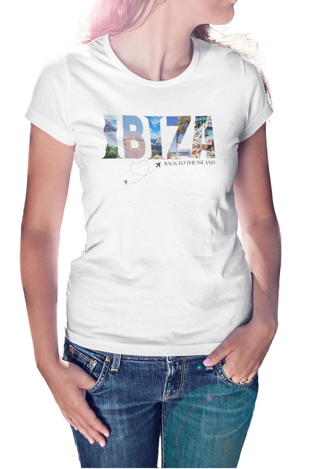 Ibiza Back to the Island - Premium Women's Crewneck T-shirt