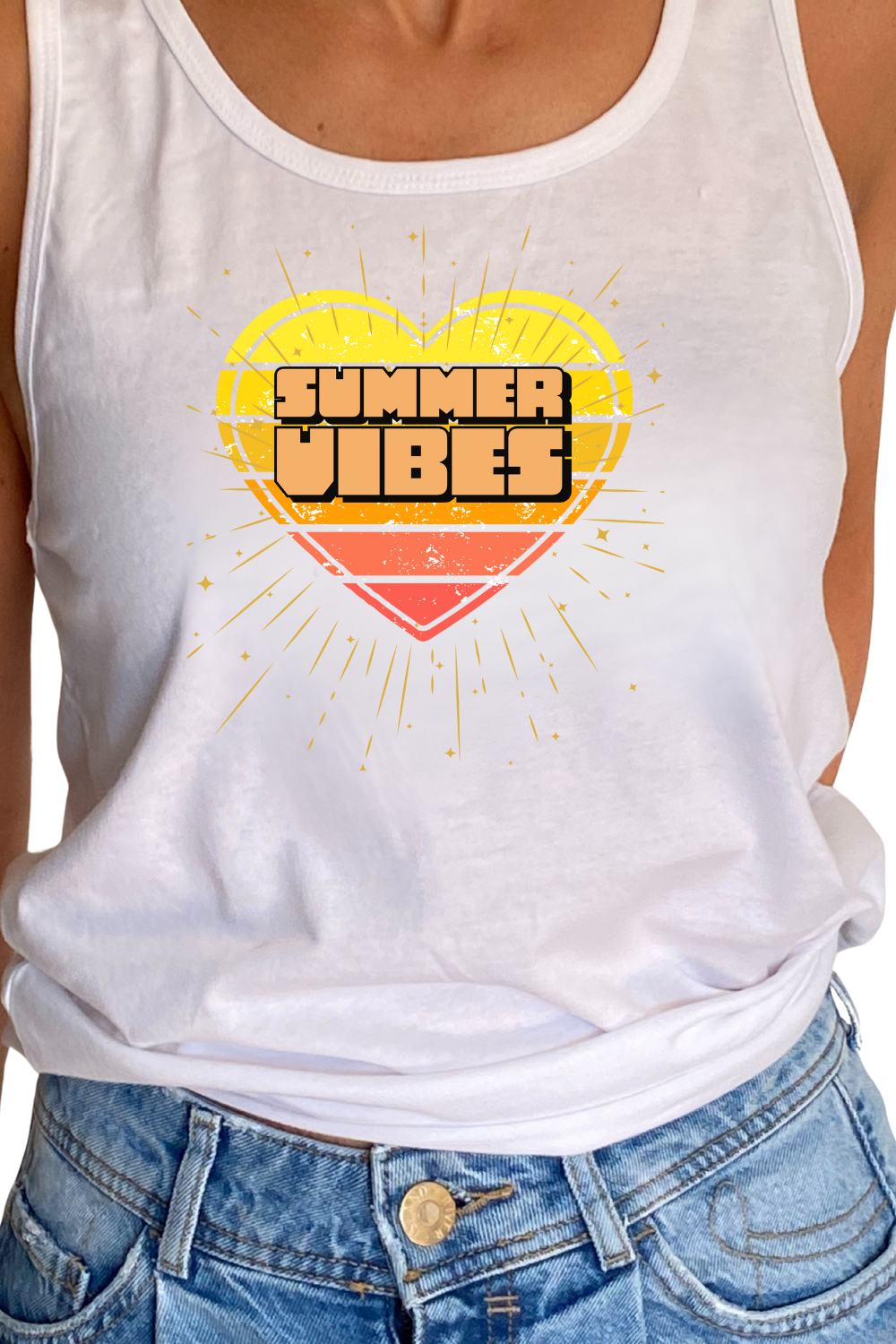 Summer Vibes - Premium Women's Tank Top