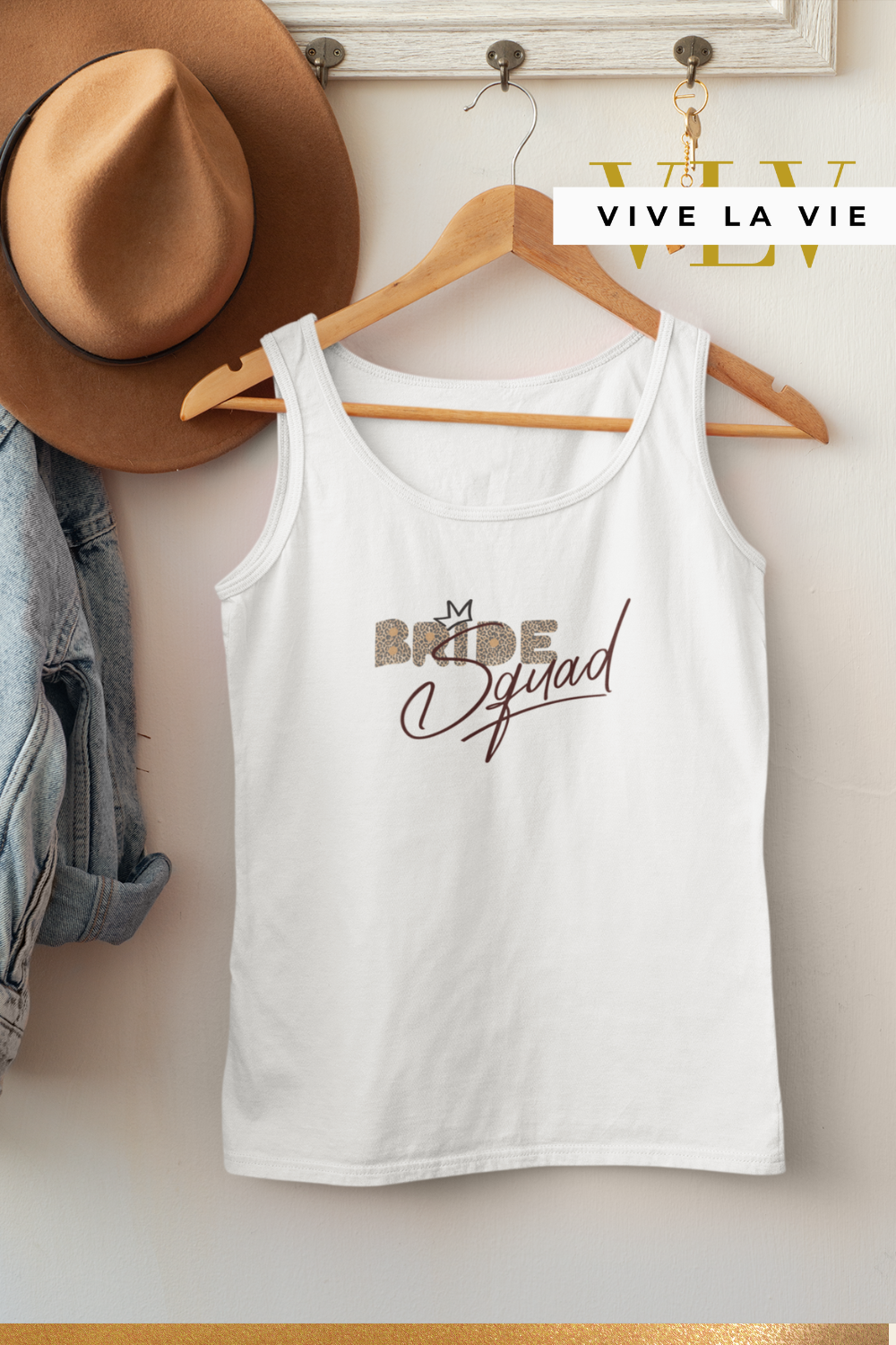 Bride Squad - Premium Women's Tank Top White