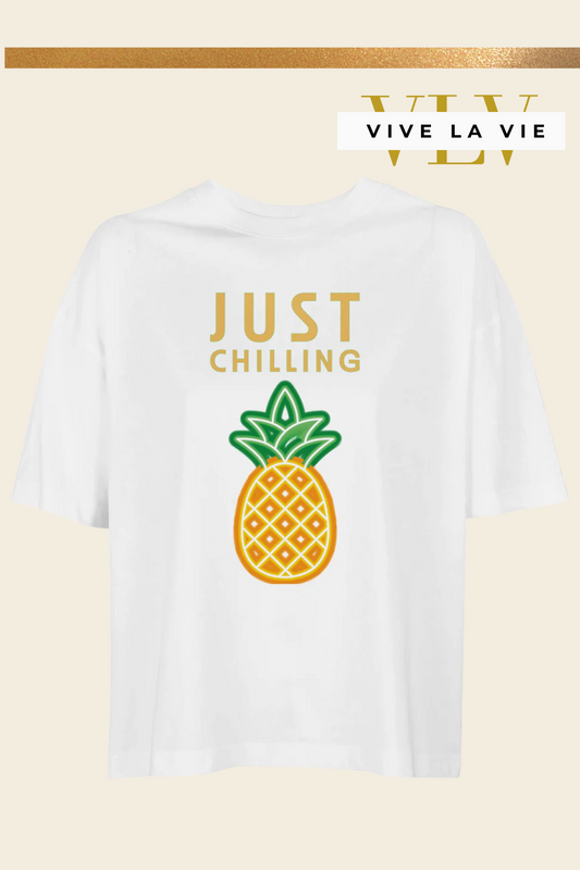 Just Chilling - Premium Women's Organic Boxy T-shirt